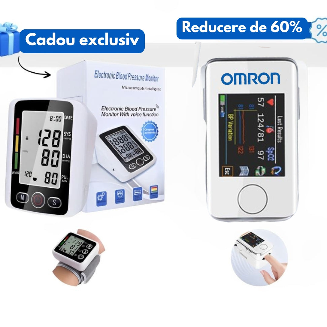 Multifuncțional glucometru pentru măsurarea glicemiei în sânge GlicoMax + Tensiometru electronic – CUMPĂRĂ 1 ȘI PRIMEȘTE ALTUL GRATUIT