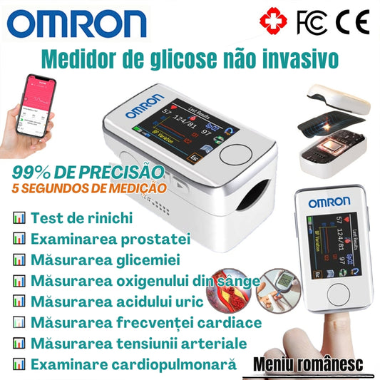 Glucometru pentru măsurarea glicemiei din sânge, neinvaziv, OMRON (Garanție de 5 ani)